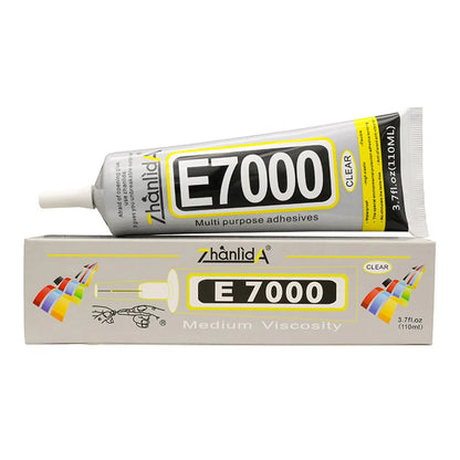 E7000 Glue Clear Contact DIY Cloth Fibre Fabric Adhesive Multipurpose for Wedding Dress Leather Bag Diamond Glass Beauty World Shop