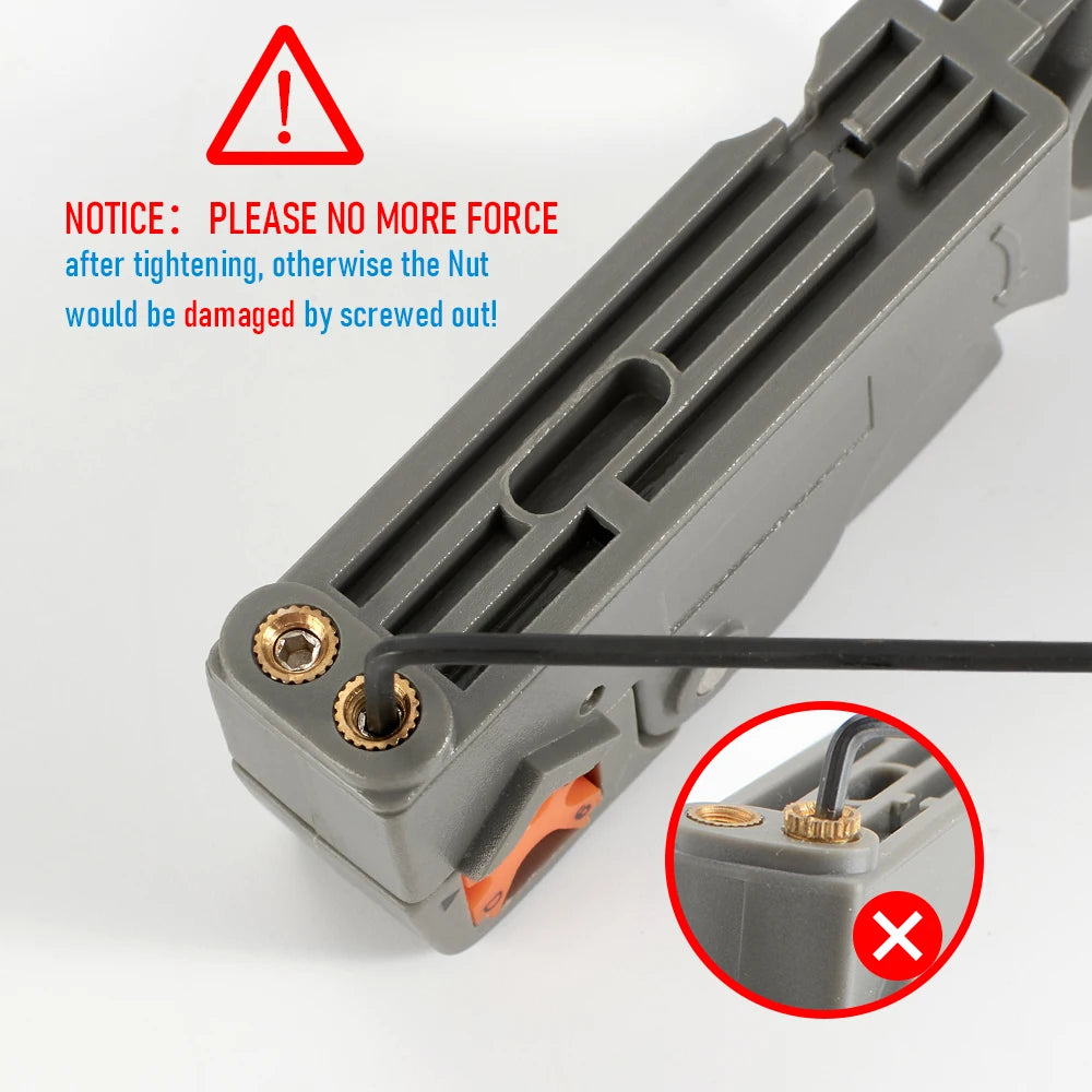 Stripping Pliers Decrustation Wire Cable Tools Stripper Stainless Steel  Hexagon Wrench Accessorie Insulated Electrical Straight Beauty World Shop