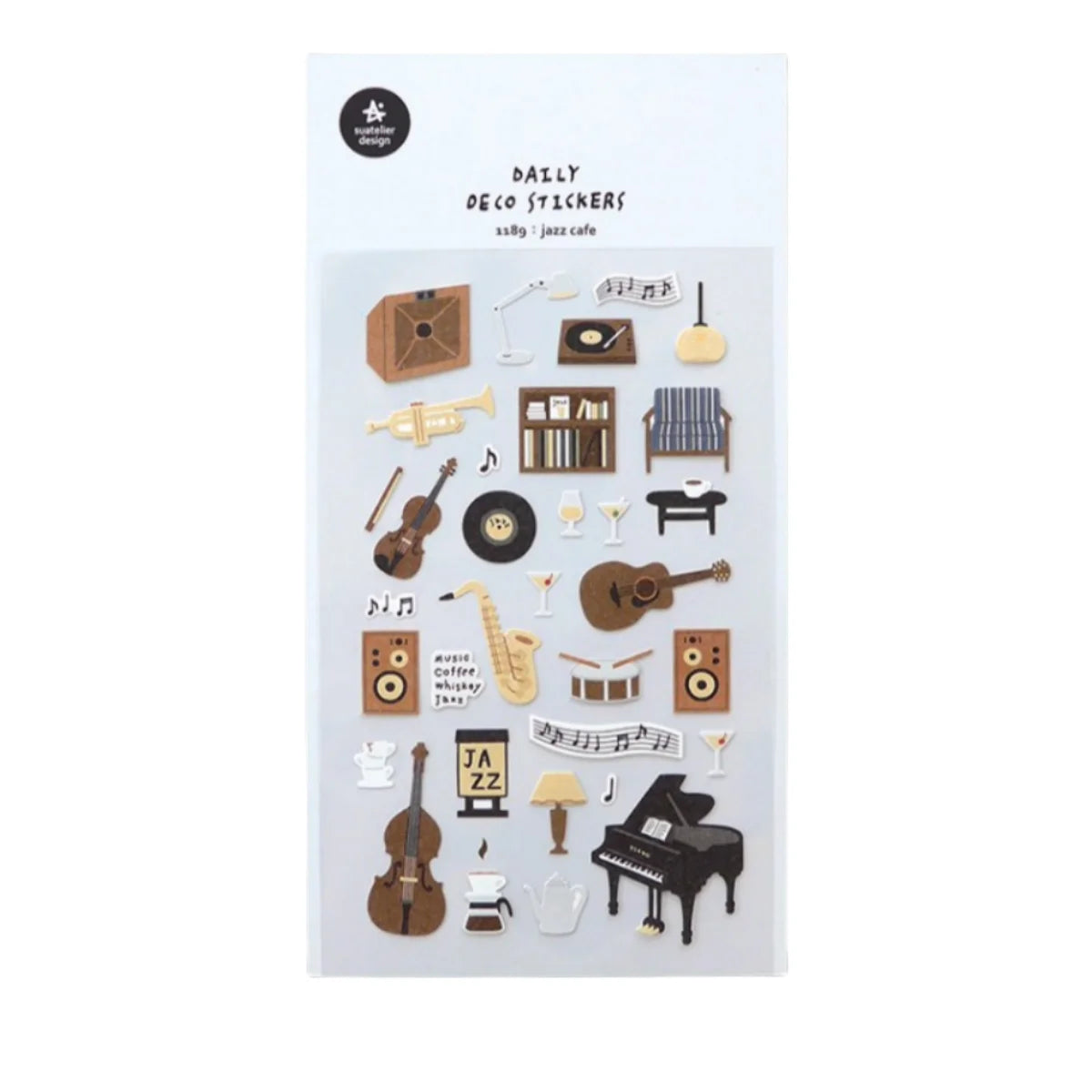 Korean Import Suatelier Travel Home Life Study Friend Stickers Scrapbooking Diy Journaling Diary Stationery Sticker School Gift Beauty World Shop