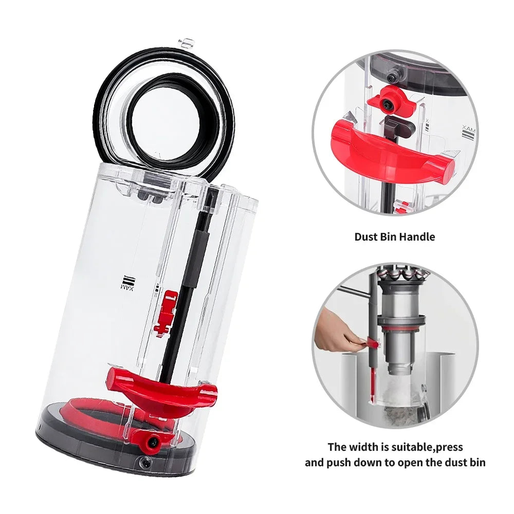 Dust Bin Canister and Hepa Filter Kit For Dyson V11 V15 SV14 SV15 SV22 Vacuum Cleaner Dust Bucket Rear Filter Parts Replacement Beauty World Shop