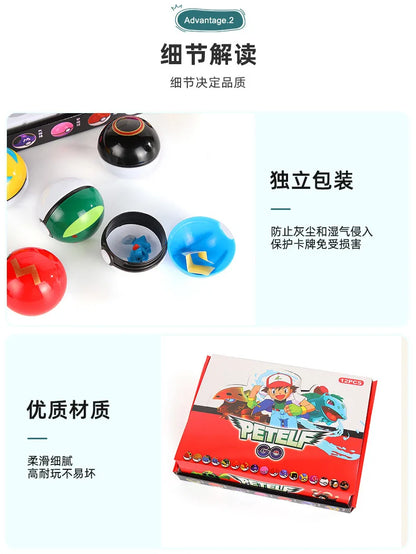 12Pcs/Set Pokemon PokeBall Figure Toys Anime Pikachu Blind Box PVC Figurine Action Collection Model Dolls Kids Birthday Gift Beauty World Shop