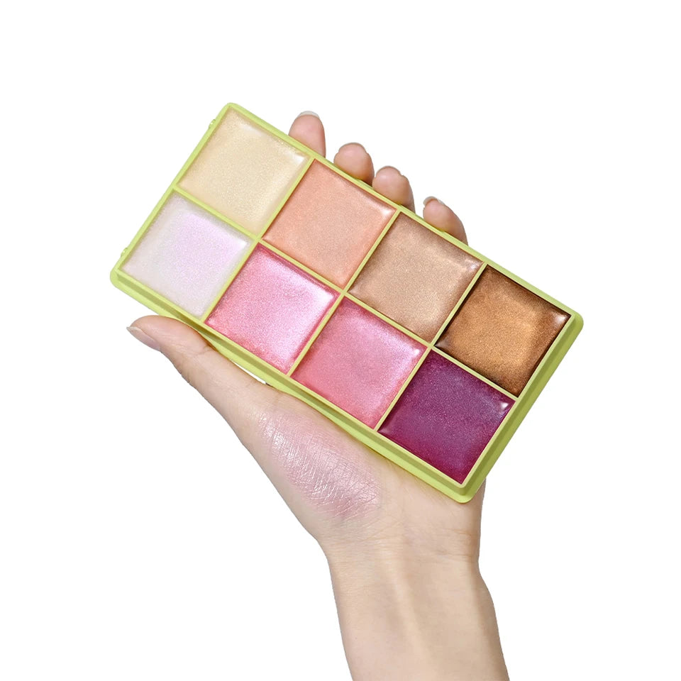 Curve Case Cream Eyebrow Cream Blush Highlighter Palette Matte Shimmer Finishes Shadow Tones Long-Lasting Cosmetics Beauty World Shop