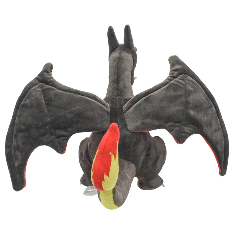 Shiny Charizard Plush Toy 9" Stuffed Doll, Collectible Cartoons for Boys Girls Gift,Gray Beauty World Shop