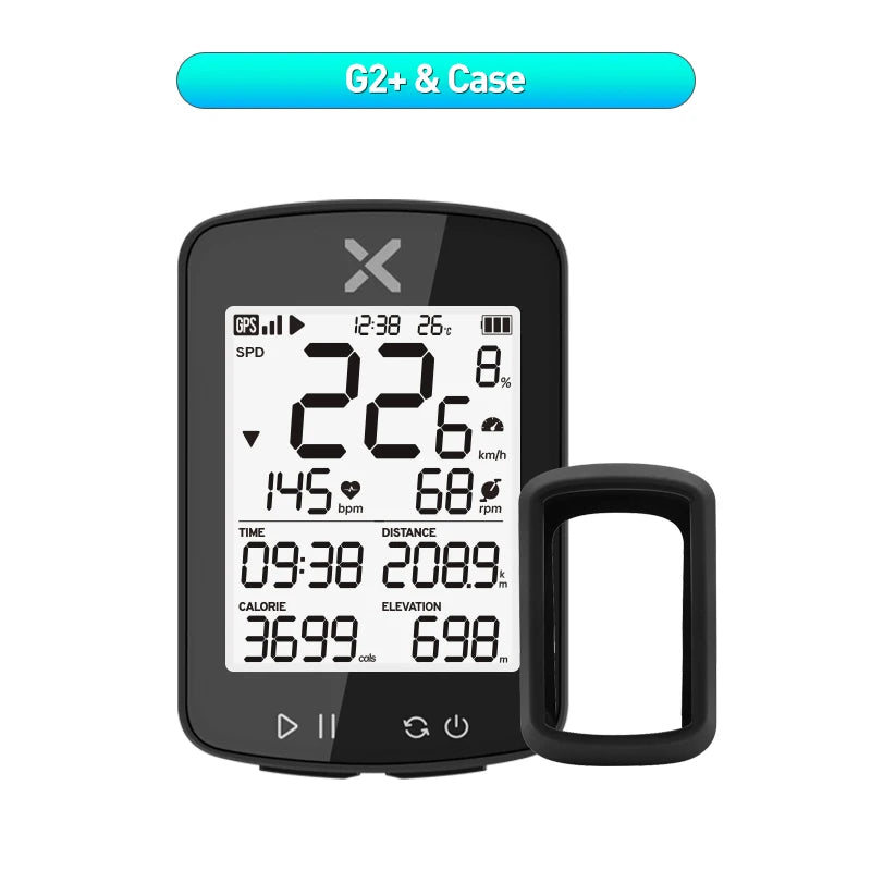 XOSS G2 Plus Bike Computer Wireless GPS Cycling Speedometer Waterproof ANT+ Cadence Speed Smart Bicycle Odometer Roadbike MTB Beauty World Shop