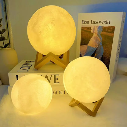 Book Light LED Moon Light Galaxy Light, Moon Night Light, Girl, Boy, Child Birthday Gift, Bedroom Decoration Indoor lighting Beauty World Shop