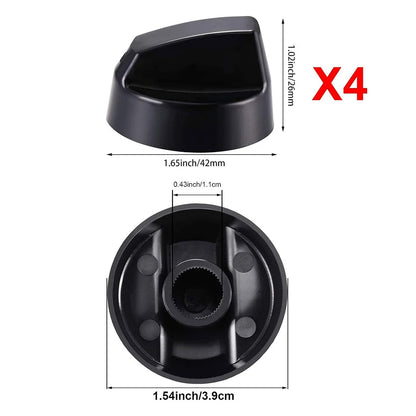 Control Knobs With Adapters Versatile Control Knobs Set Knobs & 12 PCS Adapters For Stoves & Ovens Control Knob Beauty World Shop