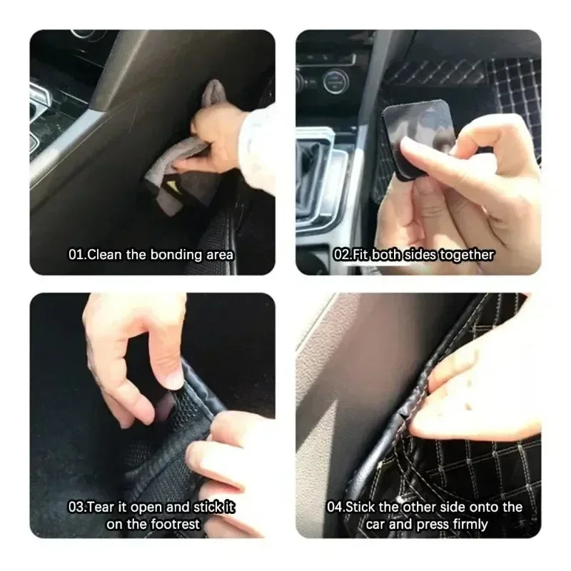 Carpet Fixing Stickers Double Faced High Adhesive Car Carpet Fixed Patches Home Floor Foot Mats Anti Skid Grip Tapes Magic Tape Beauty Fashion