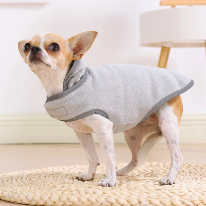 Reflective Pet Jacket With Leash Hole Reversible Waterproof Dog Outfits For Small Medium Dogs Cat Warm Chihuahua Vest For Winter