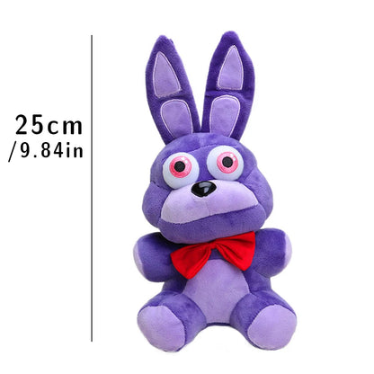 2026HOT FNa Night At Freddy Fnfa Cute Plush Toys Doll Bonnie Bear Foxy Cartoon Stuffed Dolls Freddy Toys For Children Fans Gifts Beauty World Shop