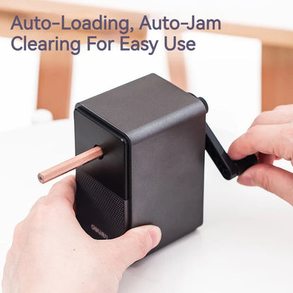 Deli Classic Heavy-Duty Hand Crank Pencil Sharpener - Adjustable, Durable Blade for School, Office, and Studio Use Beauty World Shop