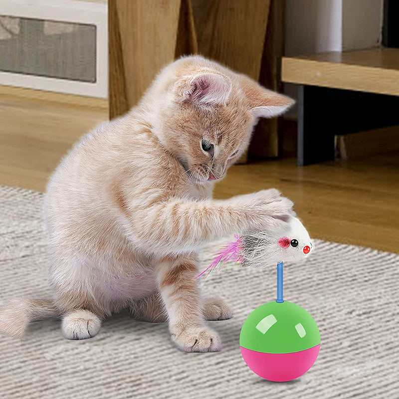 New cat toys set Mouse not tumbler fun teasing cats and dogs self high toys pet supplies set of toys teasing cat toys Beauty World Shop