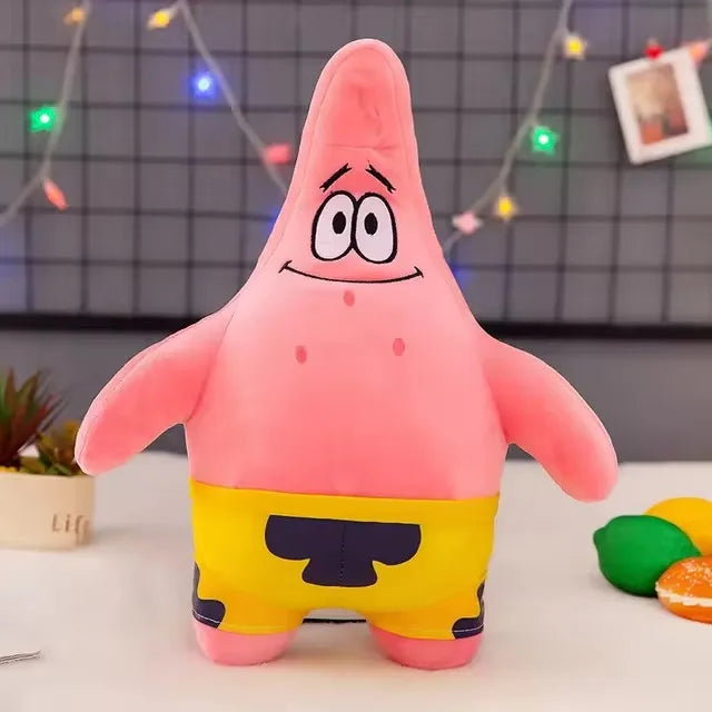 35cm Sponge Bob Plush Squarepants Patrick Eugene H. Krabs Gary Plush Doll Kawaii Kid Cartoon Anime Peripheral Toy Christmas Gift Beauty World Shop
