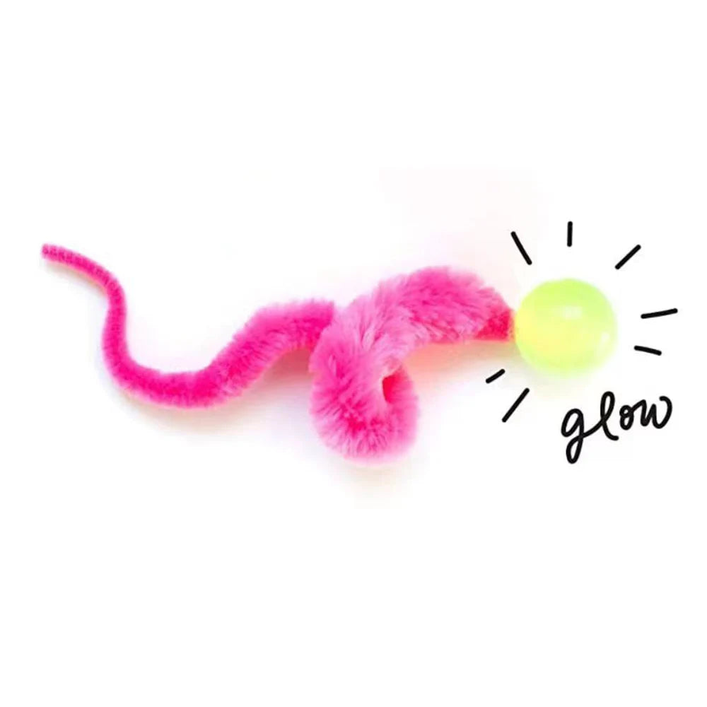 Cat interactive toys Tickle Cat Colorful bouncing ball Pet supplies Puzzle teasing indoor cat worm caterpillar elastic toy Beauty World Shop