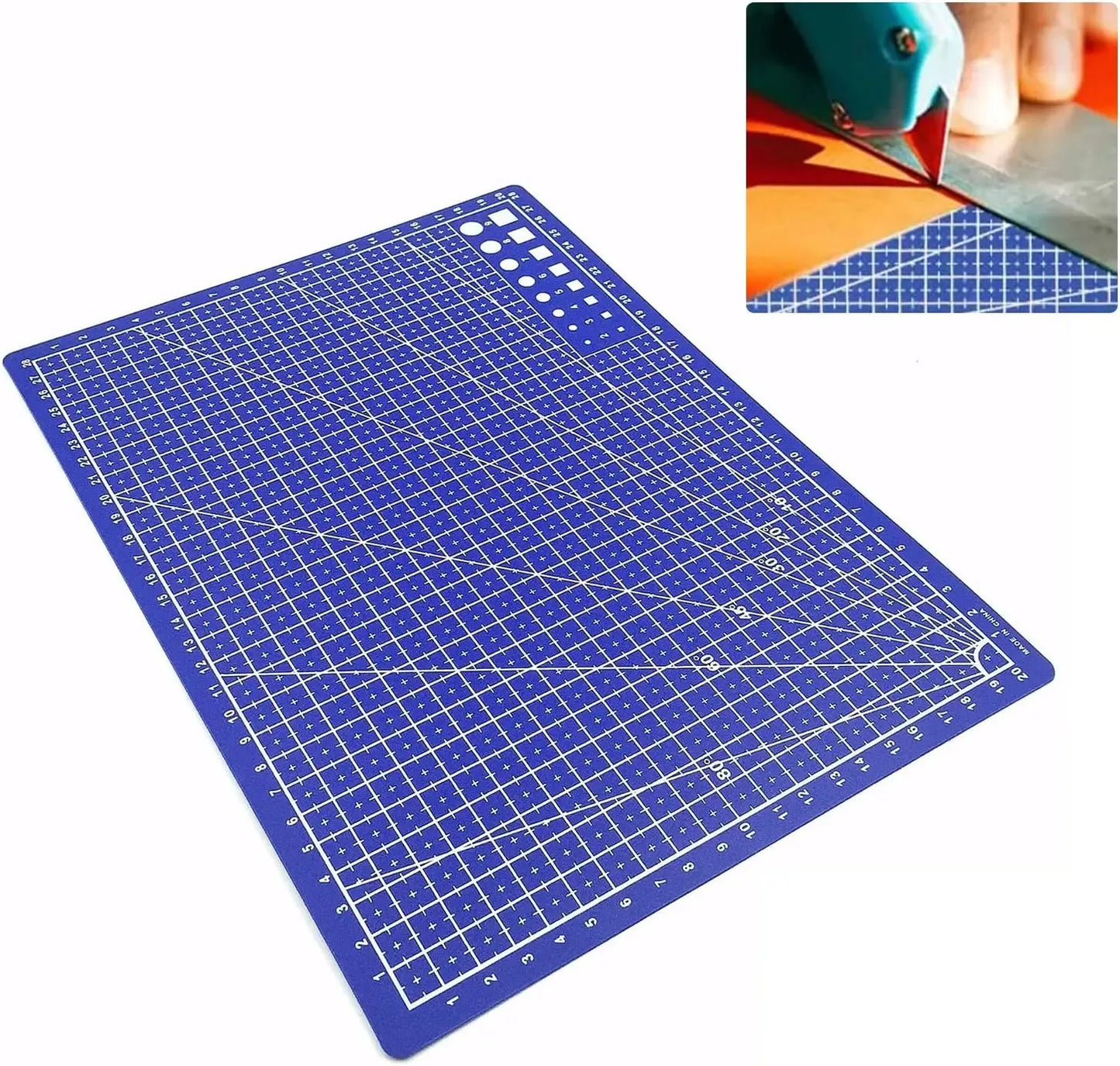A3 A4 A5 PVC Cutting Mat Workbench Patchwork Cut Pad Sewing Manual DIY Knife Engraving Leather Cutting Board Side Underlay Beauty World Shop