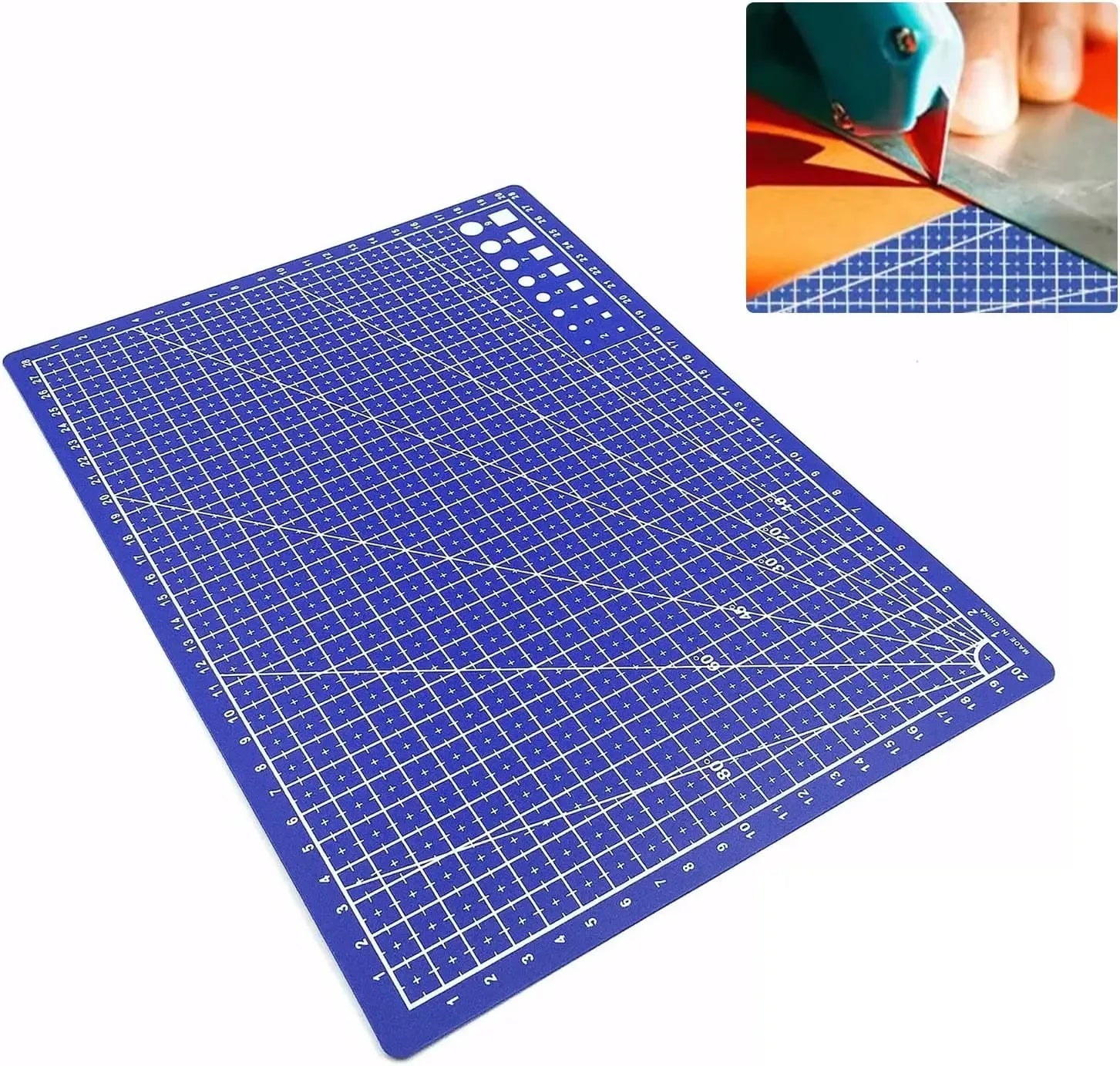A3 A4 A5 PVC Cutting Mat Workbench Patchwork Cut Pad Sewing Manual DIY Knife Engraving Leather Cutting Board Side Underlay Beauty World Shop
