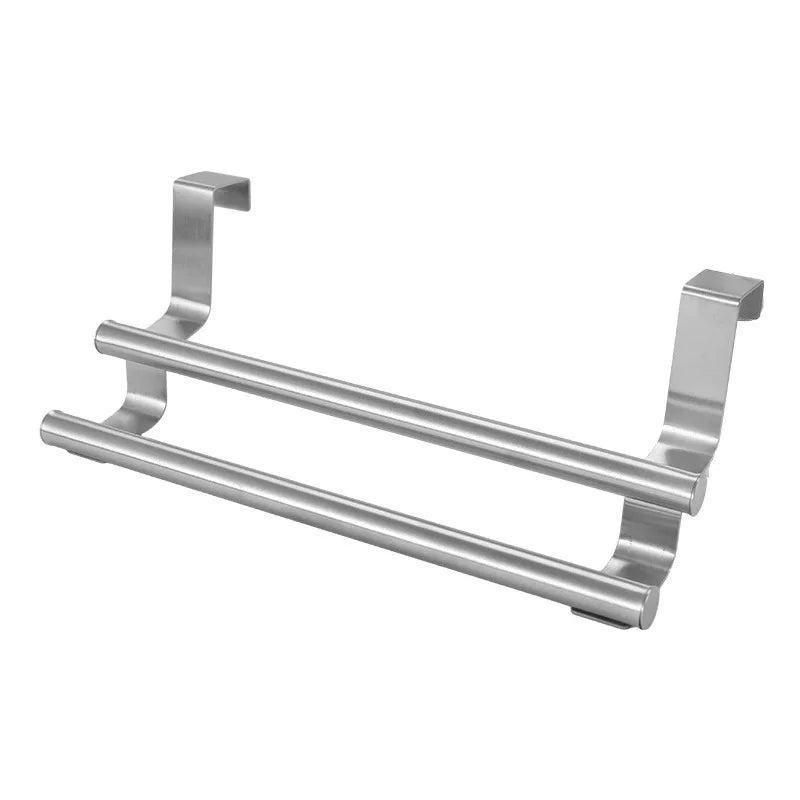 1pcs Modern Stainless Steel Towel Bar Easy-Install No-Drill Rust-Resistant Single-Rod Wall-Mounted Towel Holder Golden Finish Beauty World Shop