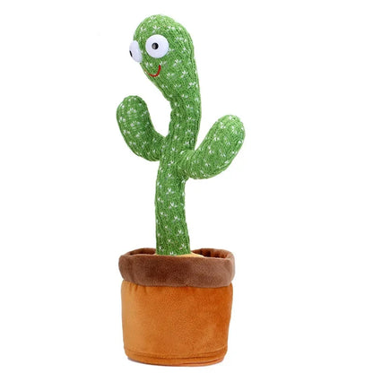 1pc Dancing Cactus Toy,Repeat Talking ,Song Speaker Wriggle Dancing Sing Talk, Plushie Stuffed ,Interaction and Decoration Beauty Fashion