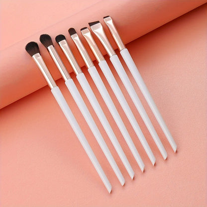 Ultra-Thin Eyebrow Brush Set -3Pcs Angled Precision Eyeliner MakeupBrushes, Synthetic Bristles Slanted Eyeshadow Eye Brow Tintin Beauty World Shop