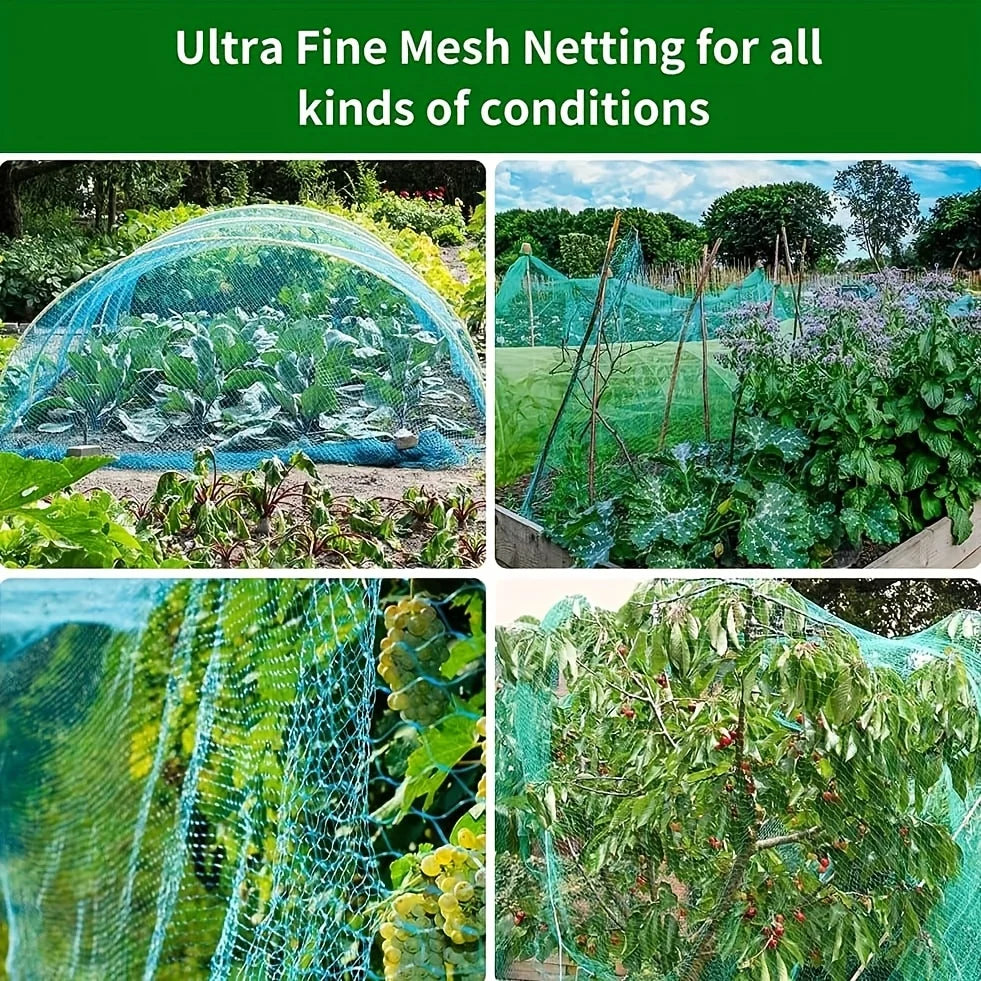 1pc Garden Netting and Bird Protection, for Vegetables Plants Flower And Fruit Trees, Trellis Gird Pest Fencing Net Stops, Beauty World Shop