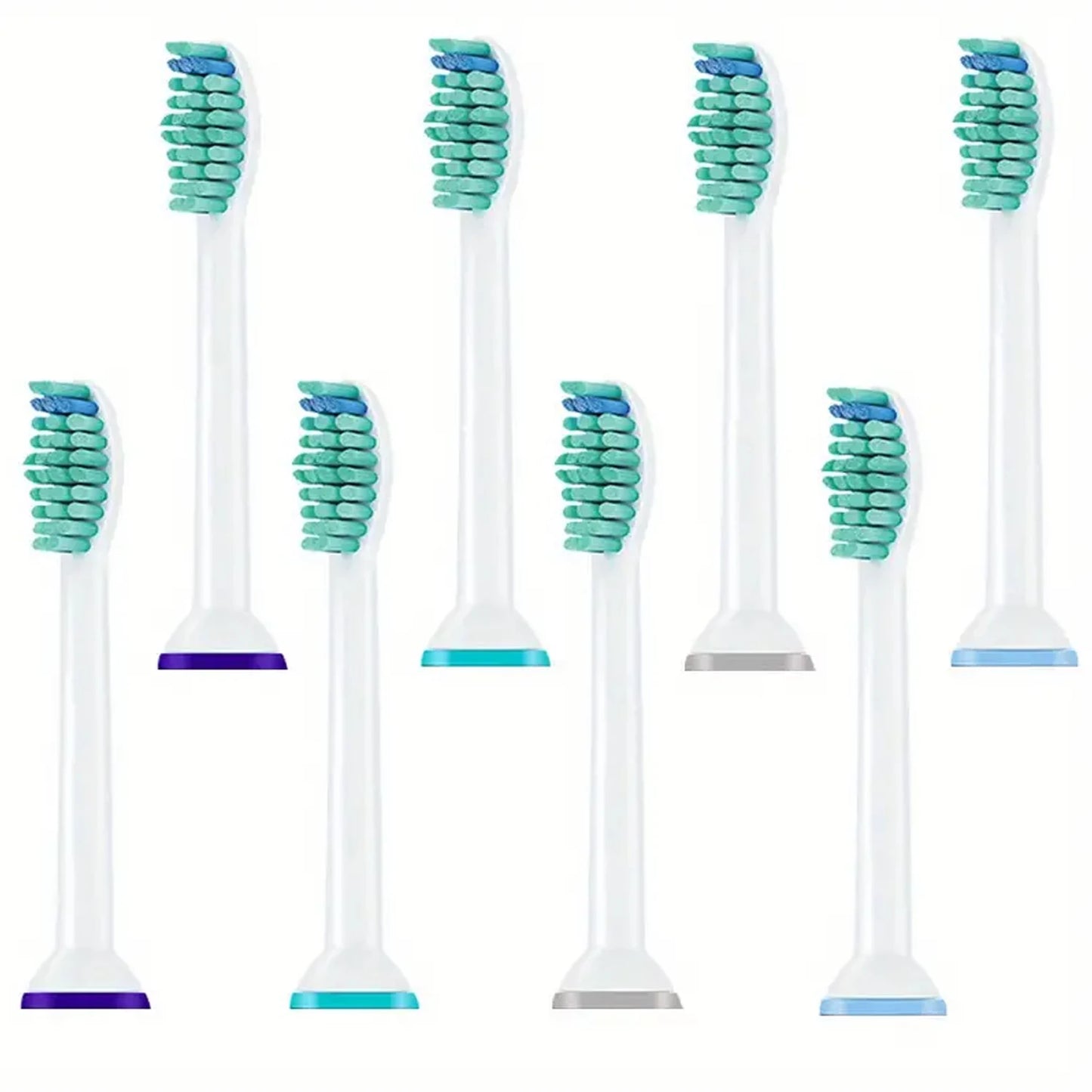 4-32pcs Electric Toothbrush Replacement Heads Compatible with Philips Sonicare Replacement Brush Heads Click-on Handles Beauty World Shop