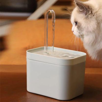 Ultra-Quiet Pet Water Fountain Auto Filter Electric Cat Dog Water Dispenser&Burnout Prevention Pump 1.5L Recirculate Filtrin