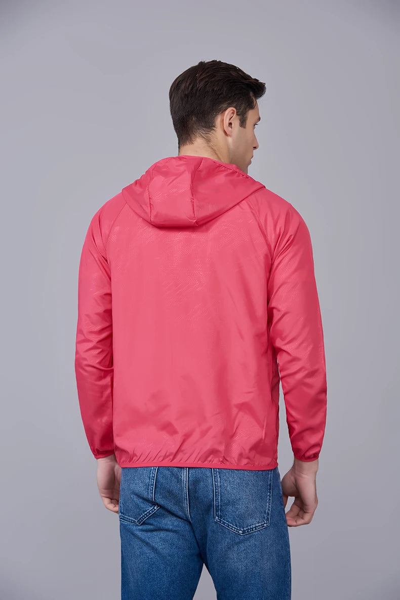 JNLN Men Women Waterproof Hiking Jackets Quick Dry Camping Windbreaker Unisex Outdoor Trekking Raincoat Anti UV Packable Clothes Beauty World Shop