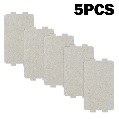 5pcs Universal Microwave Oven Mica Sheet Kitchen Accessories Wave Guide Waveguide Cover Sheet Plates 11.6 X 6.5cm Beauty World Shop