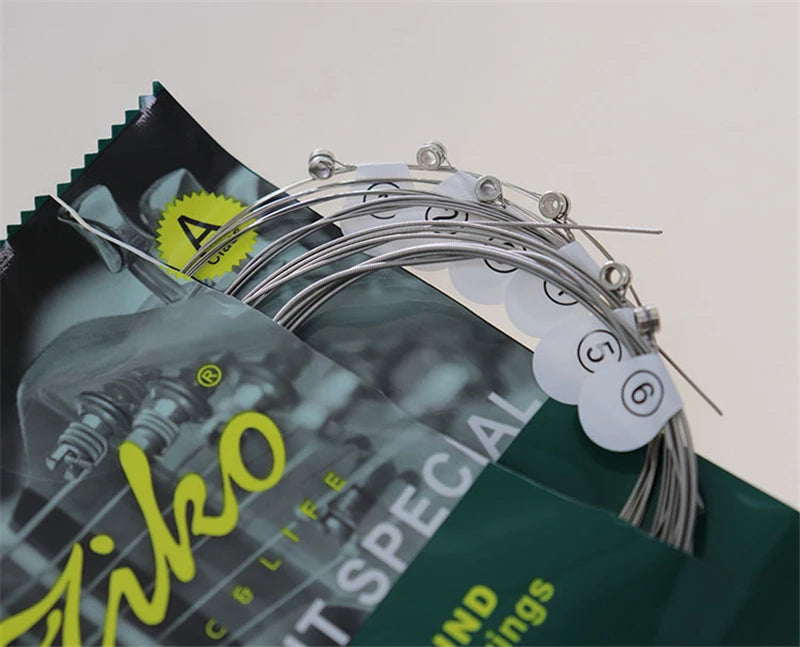 ZIKO DEG-009 Electric Guitar Strings Steel Core Surface Coating Nickel Extra Light Special Musical Instrument Accessorie Parts Beauty World Shop