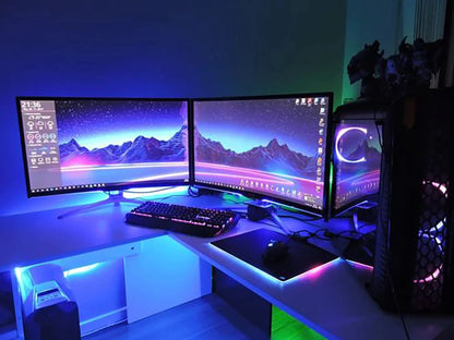 Bluetooth LED Strip Lights Smart SMD 5050 APP Remote Control Flexible Ribbon Diode Lamp Tape TV Backlights Game Room Home Decor Beauty Fashion
