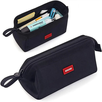 Large Capacity Pencil Case With Pen Holder Label Minimalist Student Stationery Storage Creative Stationery Storage Bag Beauty World Shop