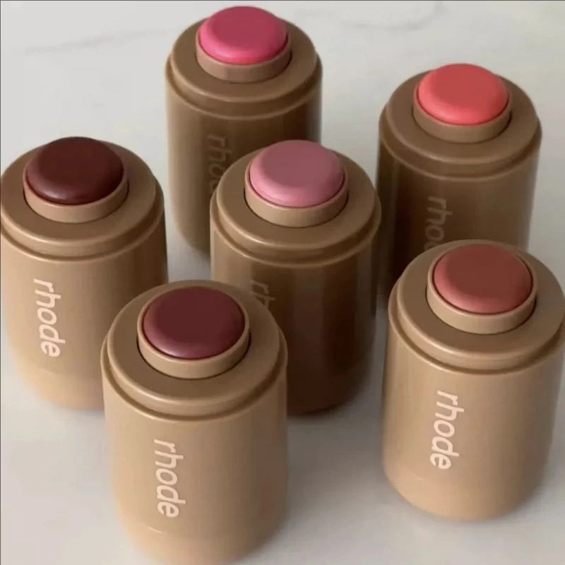 Brand skin Balm Jelly Bean Lip Gloss Spicy Marg Juice Box Pocket Blush Stick Non-fading Waterproof Blusher Moisturizing Lipstick Beauty World Shop