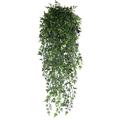 90cm Persian fern Leaves Vines Home Room Decor Hanging Artificial Plant Plastic Leaf Grass Wedding Party Wall Balcony Decoration Beauty World Shop