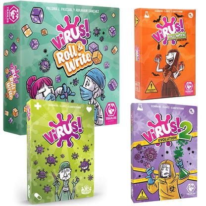 Virus! - Juego de cartas - El Juego mas contagioso. Edicion Española. +8 años VIRUS! 2 Evolution (Expansión) - Juego de cartas ( Beauty World Shop