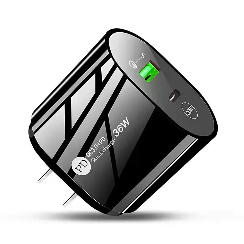 Pd 36w Usb Charger Quick Charge 3.0 Fast Phone Wall Charger Adapter For Iphone 13 12 Pro Ipad Huawei Xiaomi Samsung Beauty World Shop