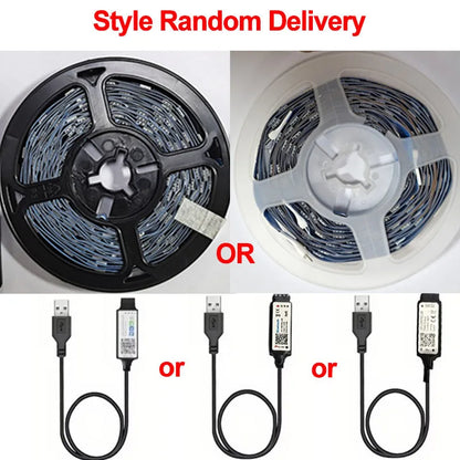Bluetooth LED Strip Lights Smart SMD 5050 APP Remote Control Flexible Ribbon Diode Lamp Tape TV Backlights Game Room Home Decor Beauty Fashion