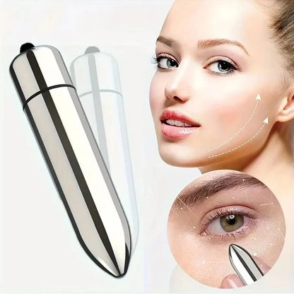 1pc Mini Vibrating Massager Facial And Eye Massage Treatment Promotes Lotion Absorption Portable For Home And Travel Beauty Tool Beauty World Shop