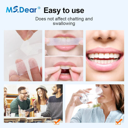 9D Gel White Teeth Cleaning Strips Oral Hygiene Care Double Elastic Teeth Bleaching Strips False Teeth Veneers Tooth Beauty Tool Beauty World Shop