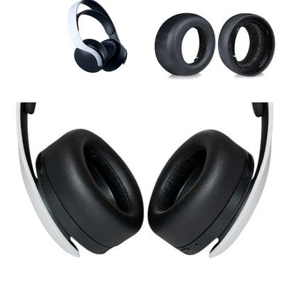1Pair Earpads PU Leather Memory Foam Ear Pads Cushions Cover For SONY PS5 PULSE 3D Headset Headphones Replacement Repair Parts