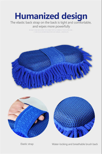 High-Quality Auto Cleaning Sponge Brush For Car Wheel Tire Wash Wipe Water Suction Sponge Pad Wax Polishing Tyre Brushes Tools Beauty Fashion