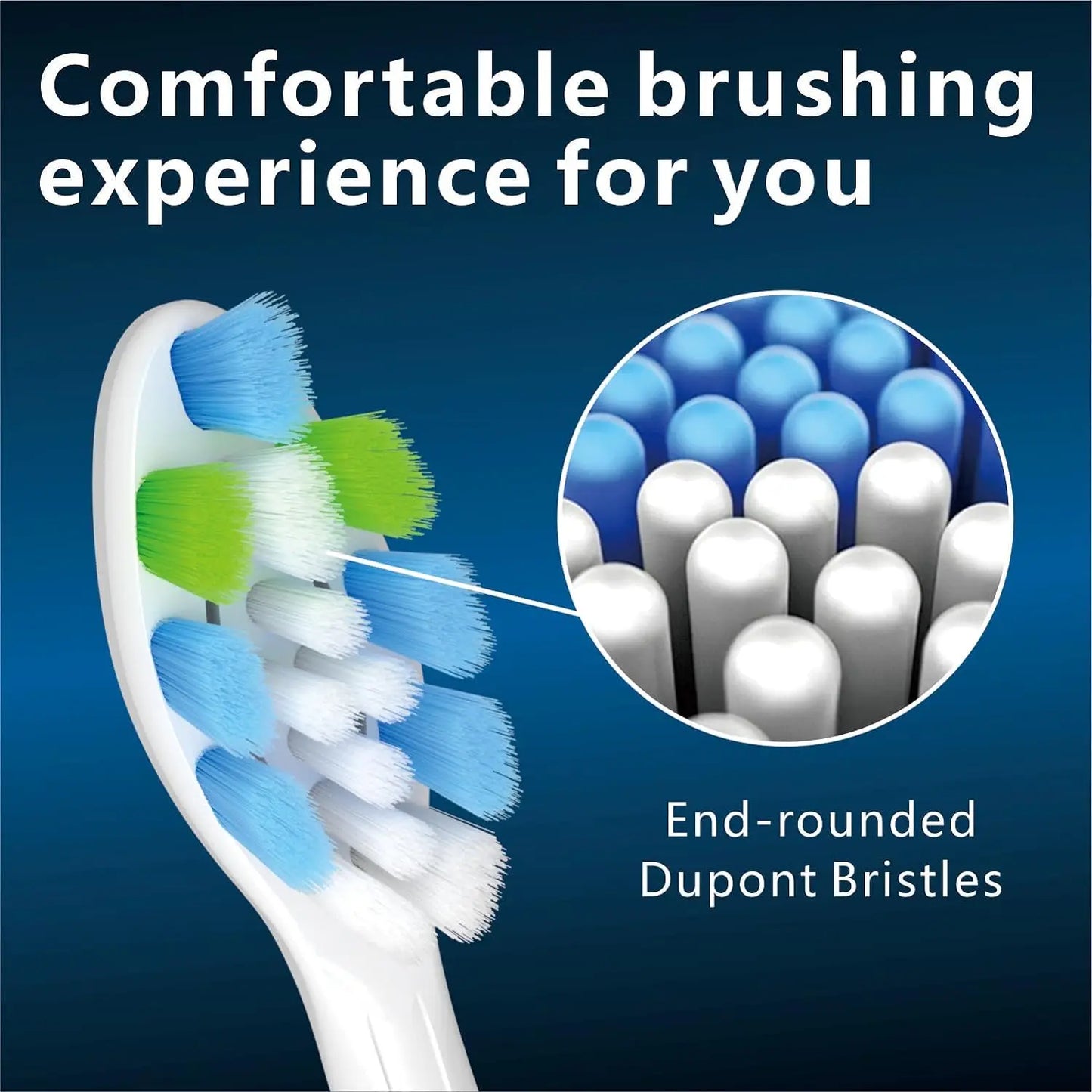Toothbrush Heads Compatible with Philips Electric Toothbrush,Replacement Brush Heads Fit for 3100 4100 4300 5300 5500 6100 9000 Beauty World Shop