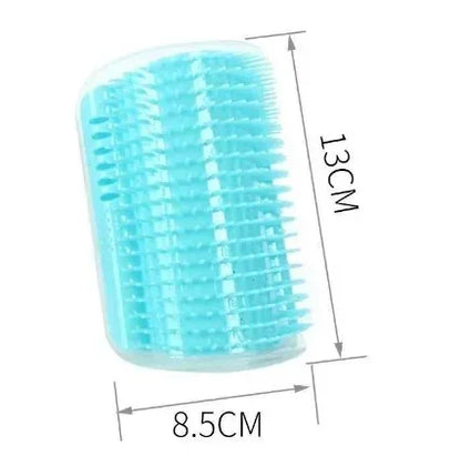 Cat Corner Brush Comb Massager for Cat Arch Plastic Scratcher Remove Hair Comb Grooming with Catnip Cat Self Cleaning Cat Supply Beauty World Shop
