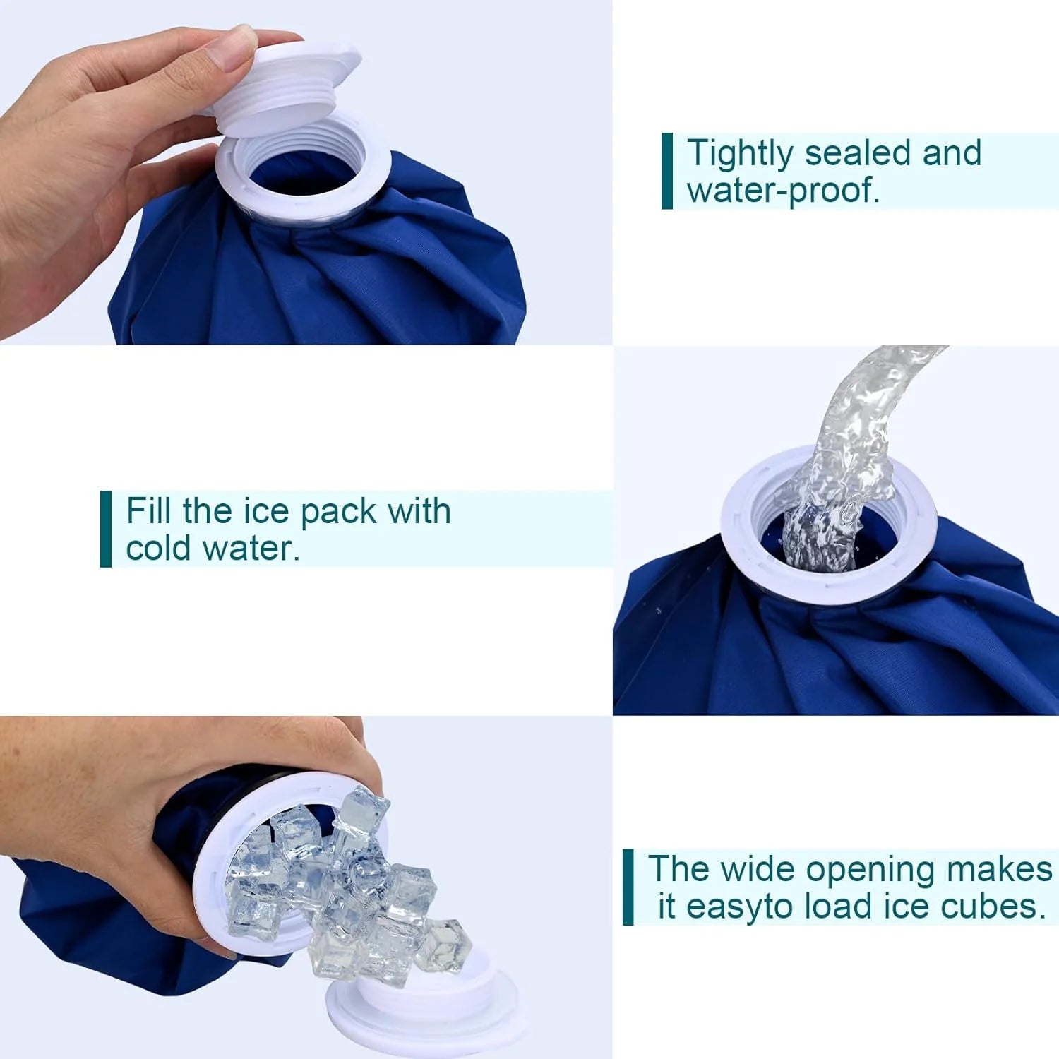Reusable ice pack, post-exercise care, easy-to-use knee ice pack-durable, reliable and leak-proof, suitable for various purposes Beauty World Shop