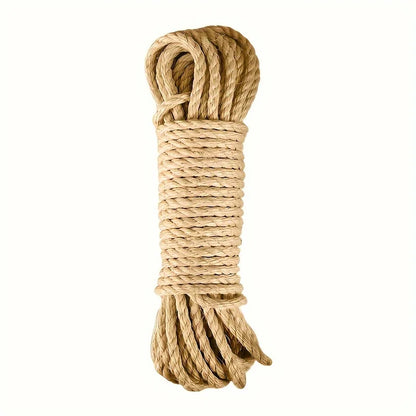 33/66/164ft Natural Sisal Rope Cat Scratcher Rope Tree Scratching DIY Toy Paw Claw Furniture Protector Scratching Post Beauty World Shop