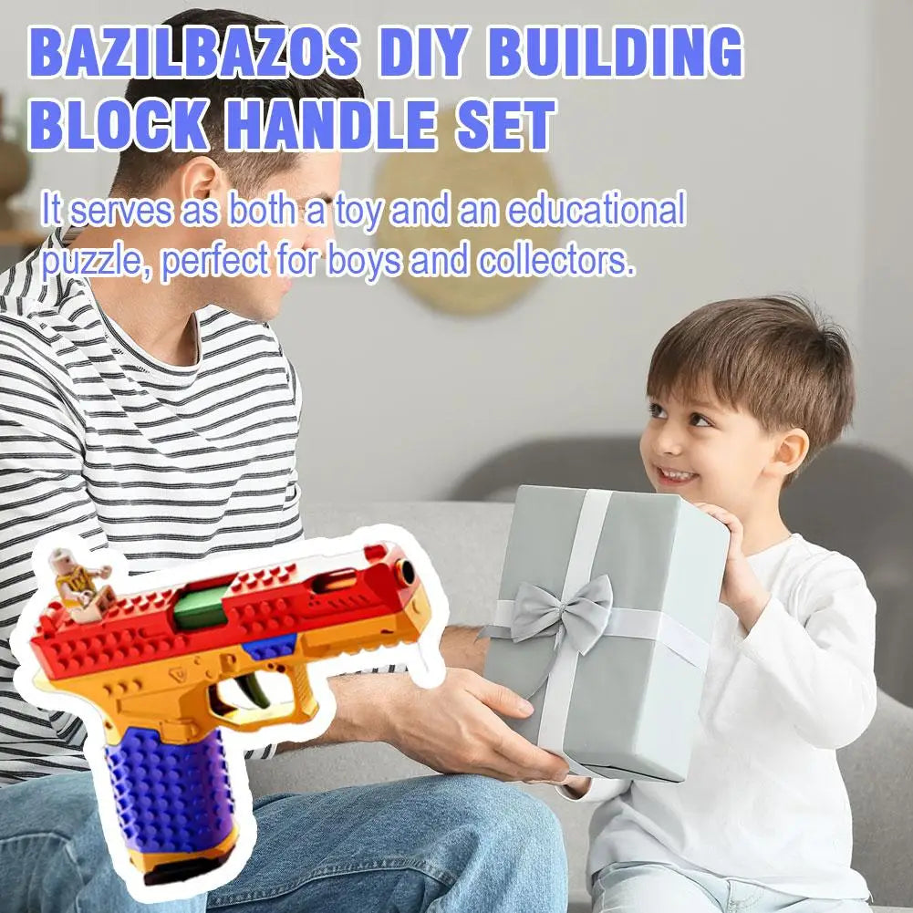 Educational Plastic Shooting Gun Block Puzzle Toy Launchable Weapon Building Blocks and Bricks Beauty Trend Shop