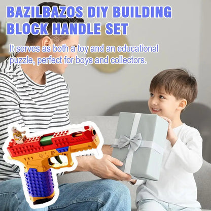 Educational Plastic Shooting Gun Block Puzzle Toy Launchable Weapon Building Blocks and Bricks Beauty Trend Shop