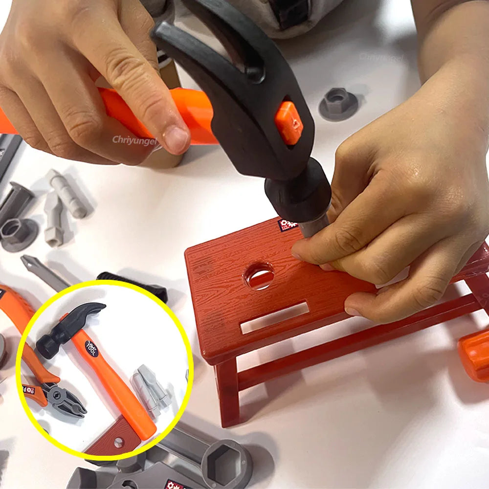 Kids Pretend Tools Kit 38/41/42 PCS Role Play Repair Construction Tool Kit Educational Learning Toys for ToddlersBoys Girls Gift Beauty Fashion