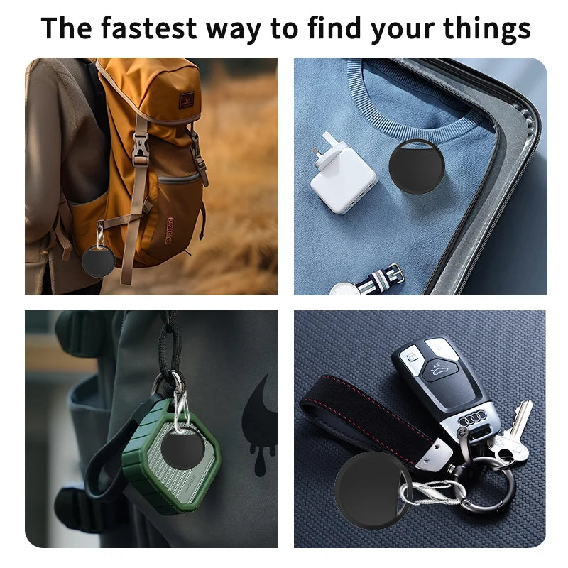 1/2 /4 pcs Anti-lose Tracker for Apple Airtag Replacemen via Find My Bluetooth GPS Tracker For Luggage IOS MFi Key Finder Beauty World Shop