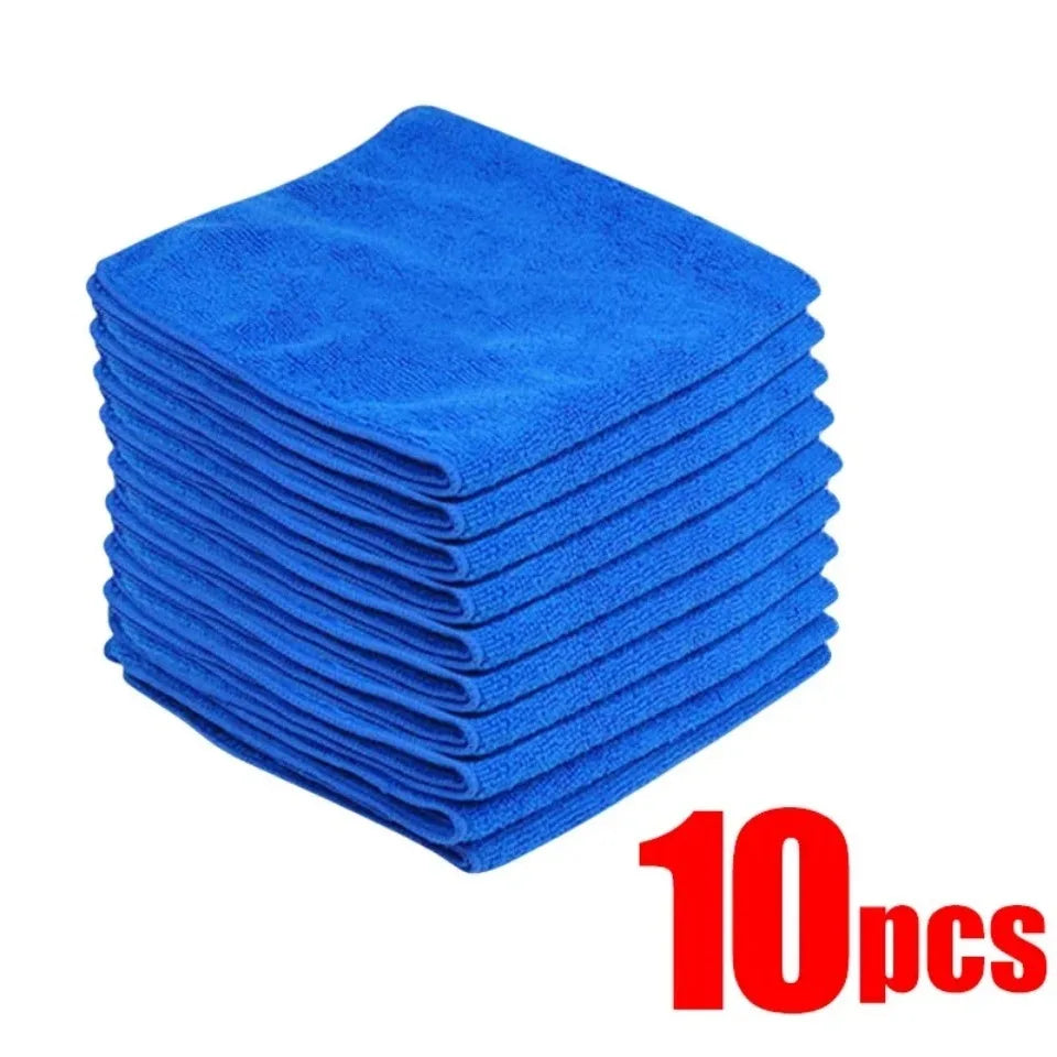 1-20Pcs Microfiber Towels Car Wash Drying Cloth Towel Household Cleaning Cloths Auto Detailing Polishing Cloth Home Clean Tools Beauty World Shop