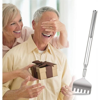 Extendable Back Scratcher for Men Portable Telescopic Metal Back Scratchers Back Hand Massager for Birthday Christmas Gifts Beauty Trend Shop