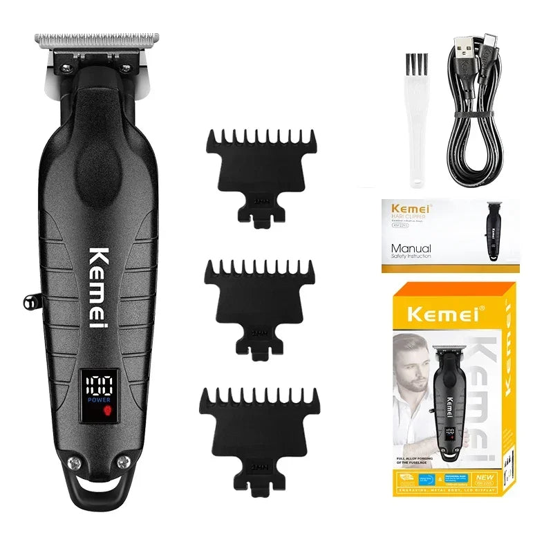 Kemei KM-2293 Hair Cutting Machine Professional Rechargeable Barber Hair Clippers Electric Hair Trimmers Cordless for Men Kemei Beauty Trend Shop